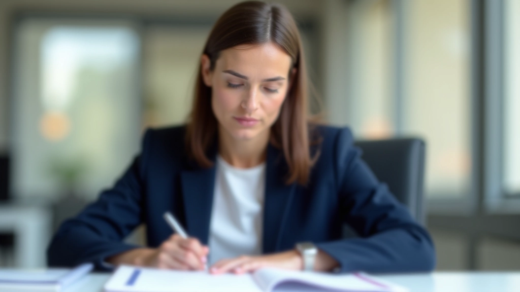 Personne consultant des documents financiers avec des graphiques de progression et une calculatrice pour calculer les droits à prêt